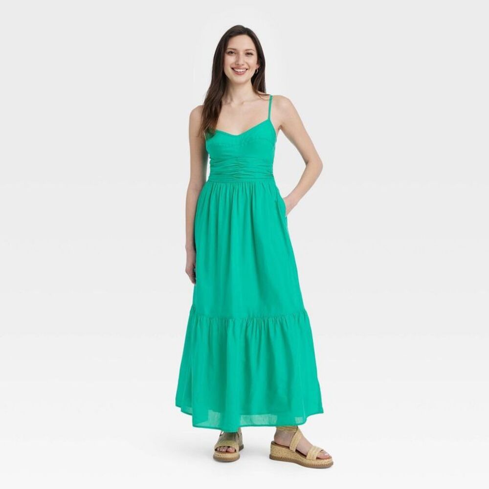 Women's Maxi Sundress - Universal Thread Green S